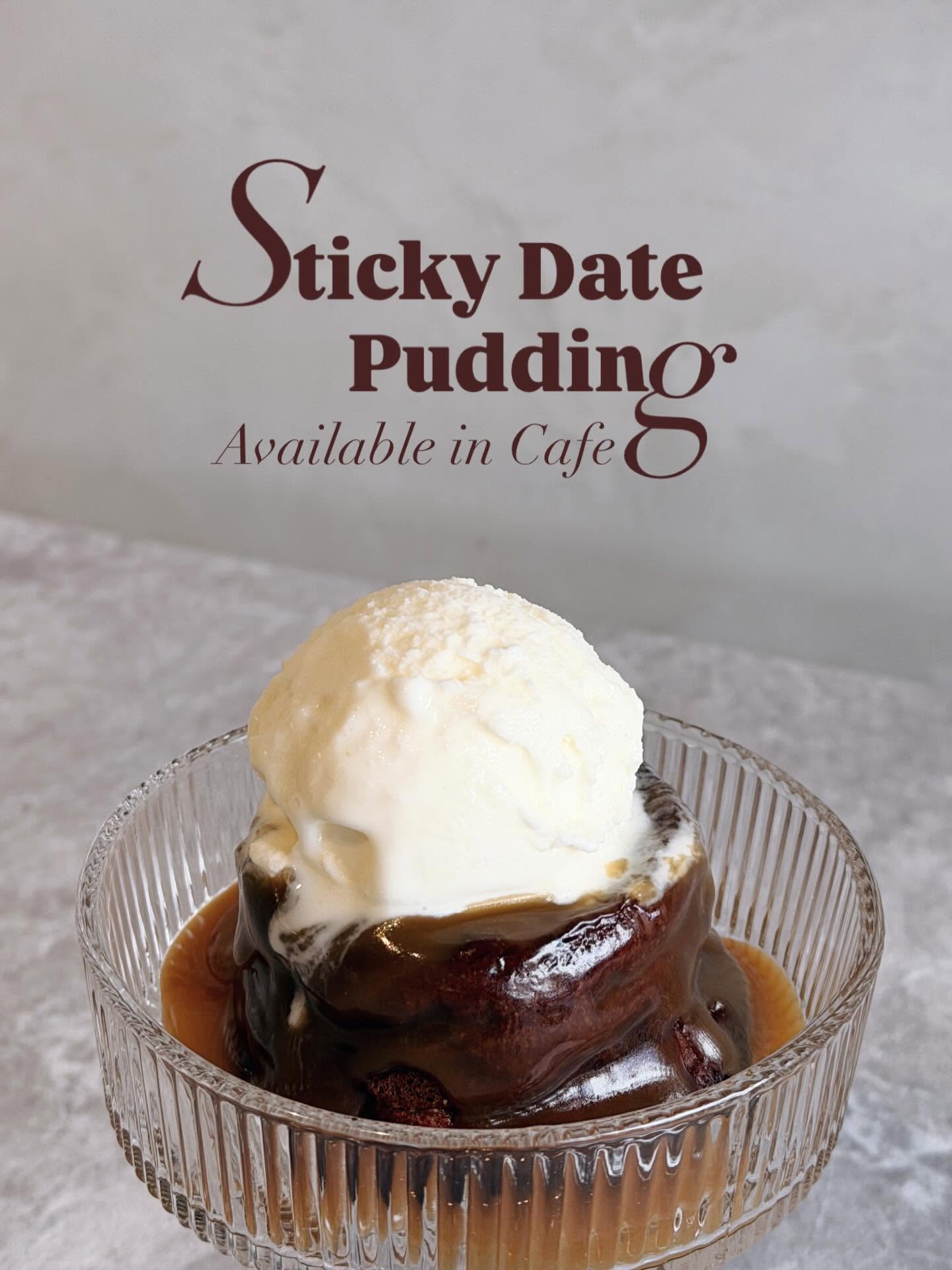 Fiorise sticky date pudding served with ice cream