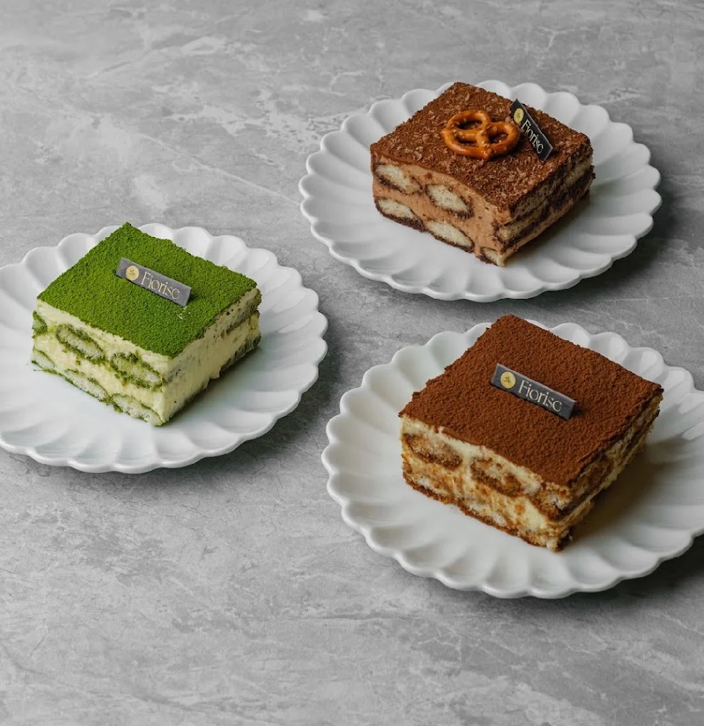 Three Fiorise tiramisu varieties
